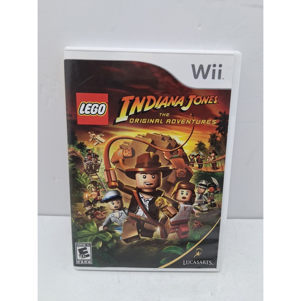 LEGO Indiana Jones The Original Adventures Nintendo Wii Game CIB LucasArts